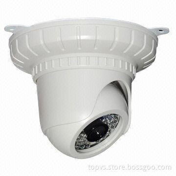 H.264 IP IR Dome Camera with Sony CCD, Supports Dual Stream and Smartphone View